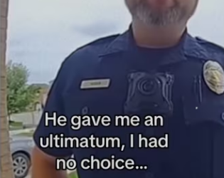 Cop tries to take away my hammerhead shark #animal_part2