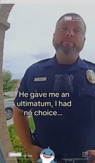 Cop tries to take away my hammerhead shark #animal_part2